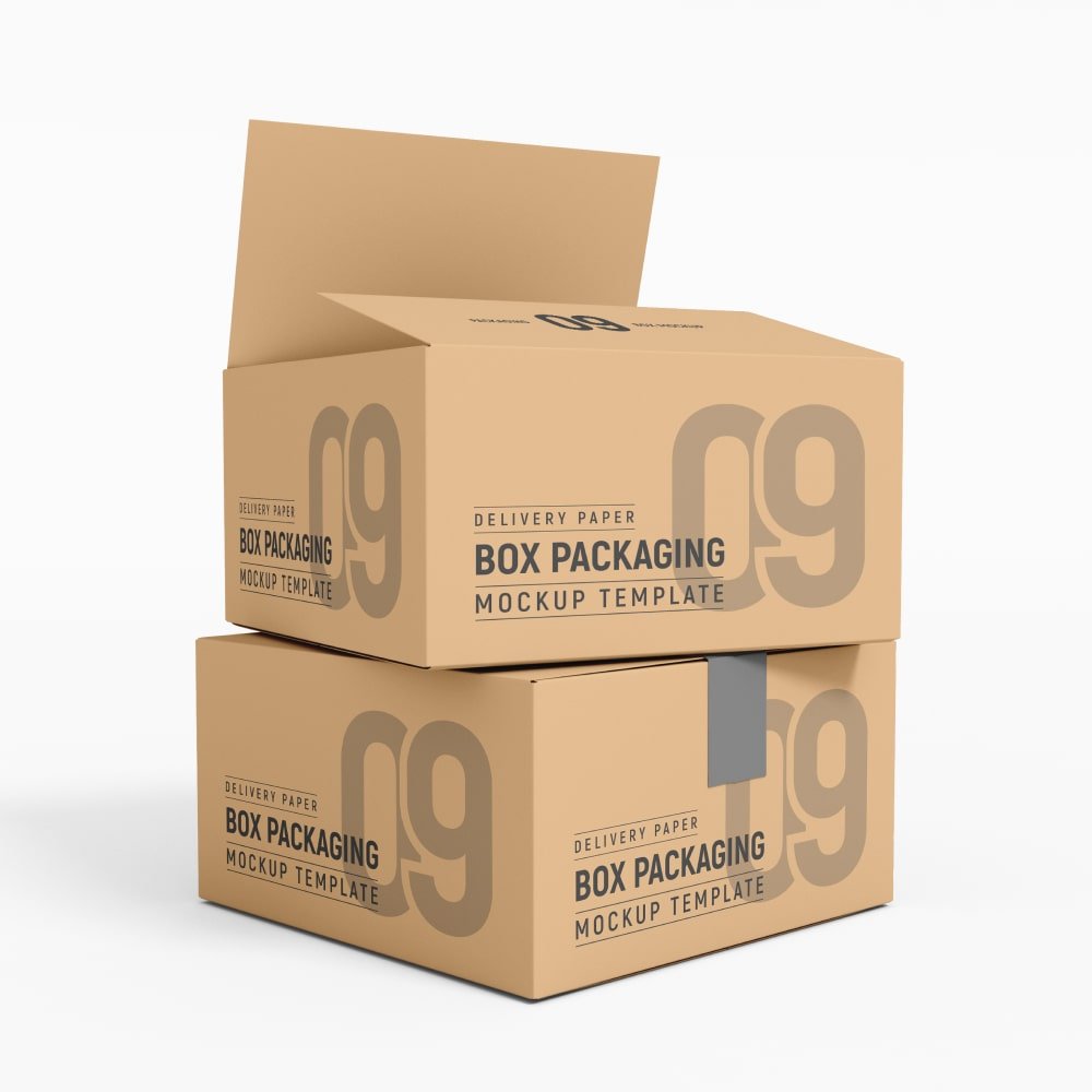 Two Delivery cardboard box